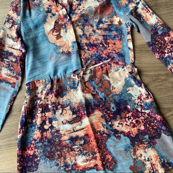 Piperlime Collection Silk Drawstring Shirtdress XS - Picture 5 of 11